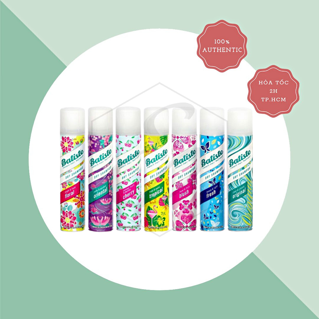 Dầu gội khô Batiste Instant Hair Refresh Dry Shampoo - 200ml